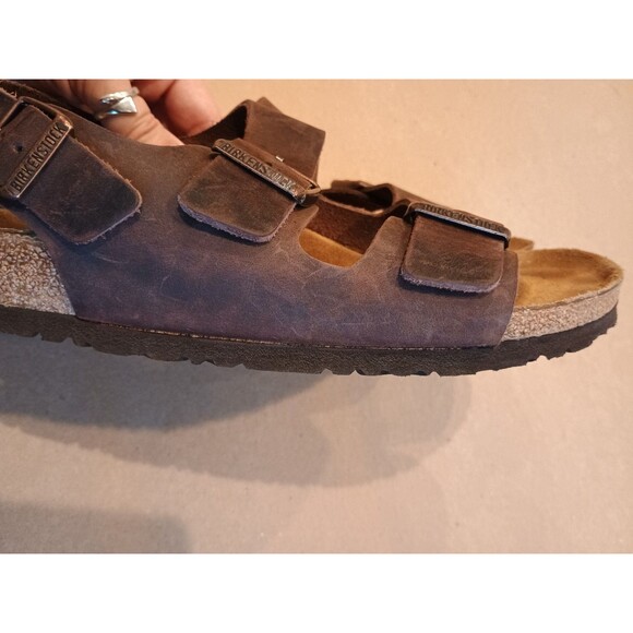 Birkenstock Milano | EU 41 | US L10 / M8 | Regular Fit Brown Sandal Buckles - Picture 5 of 9